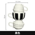 Axyaa Creative Cup Ceramic Vase Ornament Flower Arrangement Artistic Craft