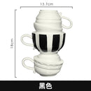 Axyaa Creative Cup Ceramic Vase Ornament Flower Arrangement Artistic Craft
