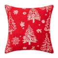 Axyaa Christmas Chenille Pillowcase Cojines Festive Living Room Cushion Cover