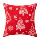 Axyaa Christmas Chenille Pillowcase Cojines Festive Living Room Cushion Cover