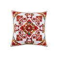 Axyaa Retro Embroidered Square Sofa Pillows for American Rustic Style Décor