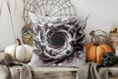 Axyaa Halloween Witch Coffee Pillow Cover for Cozy Home Decor