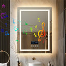 Axyaa Smart LED Bathroom Mirror with Bluetooth Speaker & Anti-Fog