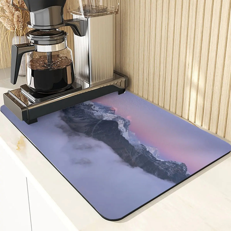 Axyaa Fujiyama Sakura Coasters Mats & Placemats: Plant Style Kitchen Table Mat