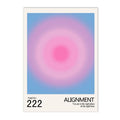 Axyaa Angel Number Aura Gradient Posters Wall Art for Trendy Home Decor