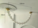Axyaa Modern LED Pendant Lights for Living Room & Dining Room Chandeliers