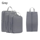 Axyaa Travel Compression Bag Set for Packing Cubes and Luggage Organization
