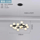 Axyaa Glass Bubble Ball Nordic Luxury Chandelier