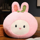 Axyaa Rabbit Warm Hands Cushion Napping Pillow for Winter Comfort
