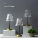Axyaa Nordic Crystal Touch Desk Lamp LED Dimmable Bedside Lamp