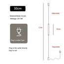 Axyaa Black Acrylic LED Floor Lamp for Stylish Home Decor