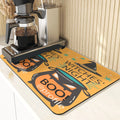 Axyaa Pumpkin Printing Silicone Coasters for Halloween Style Kitchen Décor