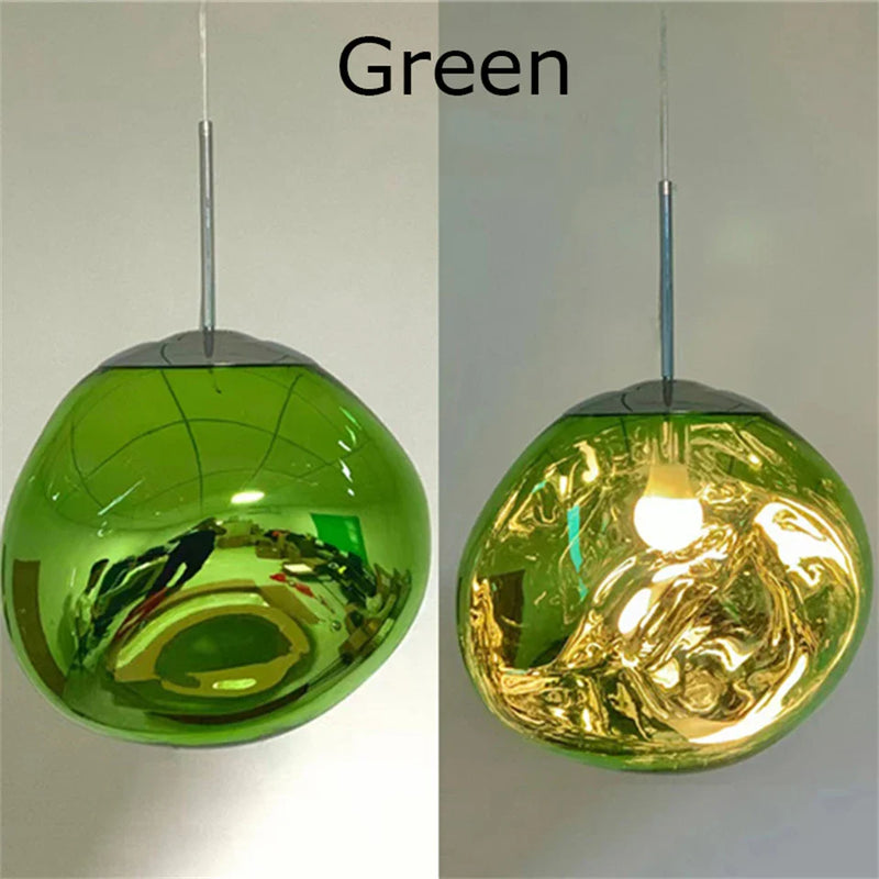 Axyaa LED Pendant Lava Lamp: Modern PVC Lighting for Home Decor & Kitchen Fixtures