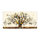 Axyaa Tree of Life Klimt Canvas Wall Art Print for Modern Scandinavian Decor