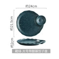 Axyaa Ceramic Dumpling Plate Set