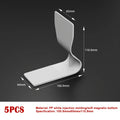 Axyaa Magnetic Shelf Bracket with Anti-Reverse Baffle for Supermarket Food Display