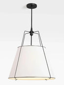 Axyaa Vintage Cloth Pendant Lights for Kitchen Island, Dining & Living Room