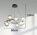 Axyaa Modern LED Chandeliers Indoor Ceiling Lighting for Living Room