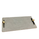 Axya Leather Decorative Tray for Coffee Table Storage Solutions