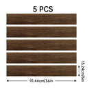 Axyaa Wood Plank Vinyl Floor Tile, Self-Adhesive, Easy DIY, SXP Stickers for Any Room