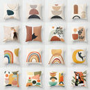 Axyaa Geo Abstract Throw Pillow Case - Mid Century Design for Home Decor