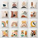 Axyaa Mid Century Geometry Abstract Pillow Case for Home Sofa Decor