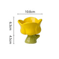 Axyaa Tulip Dessert Bowl Set - Elegant Irregular Ceramic Tableware for Snacks and Fruits