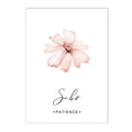 Botanical Leaves Islamic Quote Canvas Painting Pink Flower Wall Art by Axyaa