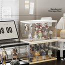 Axyaa Acrylic Bubble Display Rack Lego Storage Box Large Capacity Transparent Cabinet.