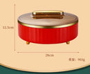 Axyaa High-End Rotating Sugar Box & Snack Storage with Dried Fruit Plate