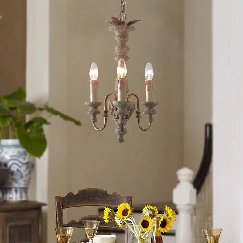 Axyaa Retro French Style Chandelier for Kitchen Living Room & Restaurant