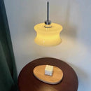 Axyaa Retro Glass Chandelier - Post-modern Bedroom Balcony Lamp