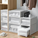 Axyaa Closet Storage Bin with Lid - Desktop Organizer for Clothes, Underwear, Socks