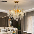 Axyaa Modern Crystal Grapes Chandelier for Dining Living Room Bedroom