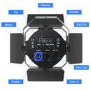 Axyaa 120W COB LED Par Lights with Barndoors for Stage, DJ Party, Theater