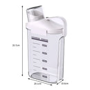 Axyaa 2500ML Food Storage Tank with Measuring Cup