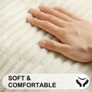 Axyaa Corduroy Pillow Cover 50x50cm Nordic Style Cushion Case for Home Decor