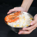 Axyaa Double-layer Insulated Stainless Steel Rice Bowl Multi-size Noodle Bowl