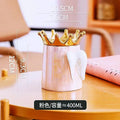 Axyaa Angel Wings Ceramic Mug with Gold Handle - White, 380ml