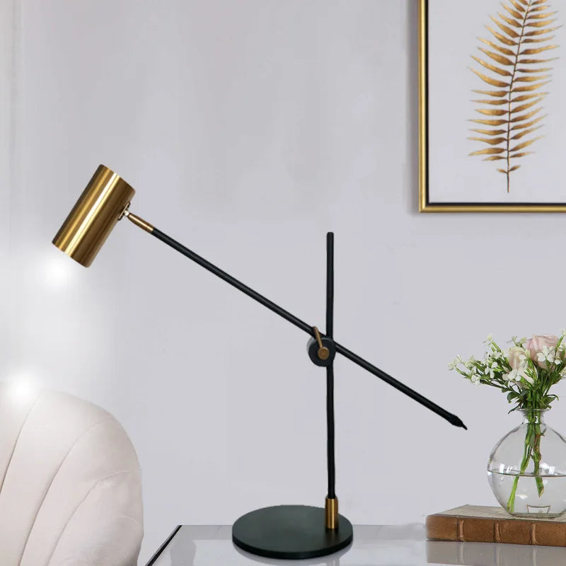Axyaa Nordic LED Desk Lamp for Hotel Living Room and Bedroom