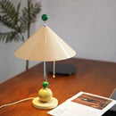 Axyaa Cream Desk Lamp - Bauhaus Light Luxury for Bedside, Dining Room, and Office