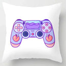 Axyaa Gamer Grip Square Pillowcase | Anime Style | TV Game Fan | 45x45 Cushion Cover