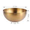 Axyaa Stainless Steel Ramen Bowl - Stylish Kitchen Tableware and Utensil