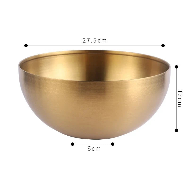 Axyaa Stainless Steel Ramen Bowl - Stylish Kitchen Tableware and Utensil
