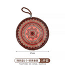 Axyaa Non-slip Plate Mat: Retro Heat Resistant Enamel Casserole & Pot Insulation