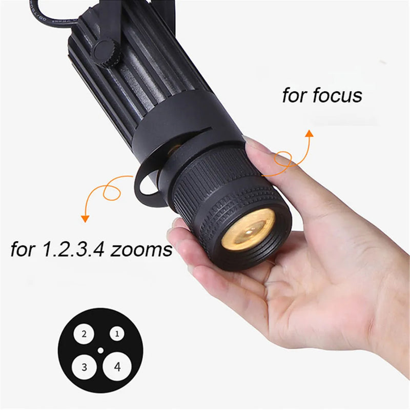 Axyaa Wireless Control Dimmable Track Spotlights with 4 Aperture Dimming