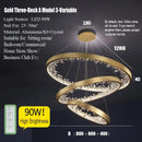 Axyaa Modern Luxury Gold and Black Chandelier for Home Decor