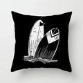 Axyaa Black and White Nordic Style Car Pillowcase Sofa Pillow Cover