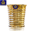 Axya Large Crystal Wine Glass Gold-Plated Whiskey Cup Beer Brandy Tea Cup