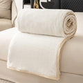 Axyaa Cartoon Pattern Flannel Blanket: Cozy Soft Plush Lightweight Throw for Sofa